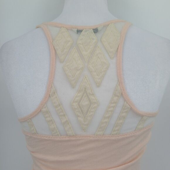 American Eagle Racerback Tank Top Shirt Women's XS Peach Coastal Aesthetic - Picture 3 of 8